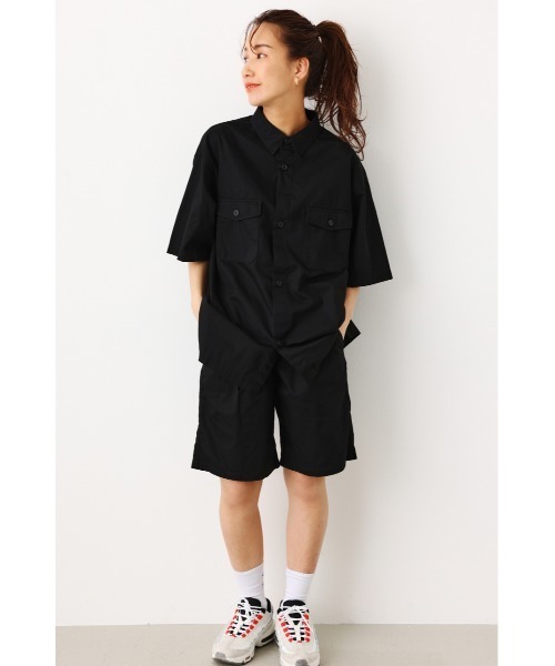 RODEO CROWNS WIDE BOWL(ロデオクラウンズワイドボウル)の「SHARE S/S BIG シャツ(シャツ/ブラウス・レディース・ブラック/アイボリー/カーキ/ブルー系その他・FREE)」の7枚目の写真