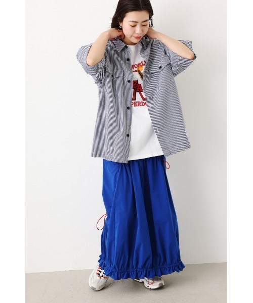 RODEO CROWNS WIDE BOWL(ロデオクラウンズワイドボウル)の「SHARE S/S BIG シャツ(シャツ/ブラウス・レディース・ブラック/アイボリー/カーキ/ブルー系その他・FREE)」の11枚目の写真