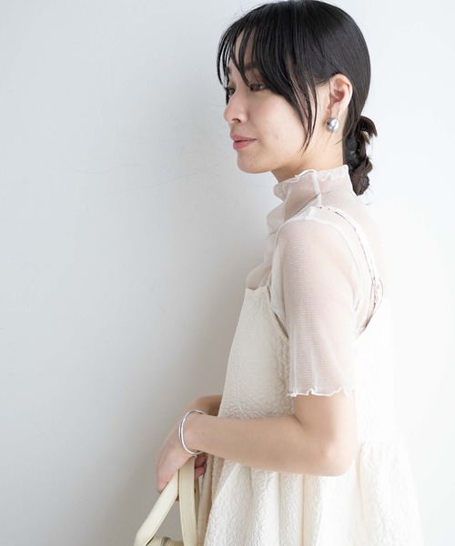 WEGO（ウィゴー）の「WEGO/ラメシアートップス（Tシャツ/カットソー・レディース・ブラック/アイボリー/ブルー・FREE）」の11枚目の写真