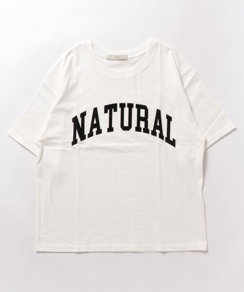 Didot.showroom(ディドット ショールーム)の「NATURAL TEE(Tシャツ/カットソー・レディース・ホワイト/ヘザーグレー・FREE)」の1枚目の写真