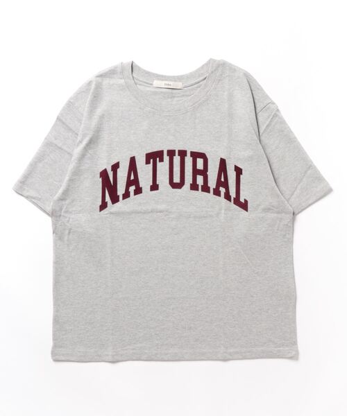 Didot.showroom(ディドット ショールーム)の「NATURAL TEE(Tシャツ/カットソー・レディース・ホワイト/ヘザーグレー・FREE)」の2枚目の写真