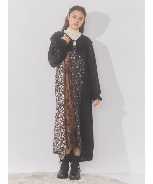 merry jenny（メリージェニー）の「レースフリルボレロ（カーディガン/ボレロ・レディース・オフホワイト/ブラック・FREE）」の11枚目の写真