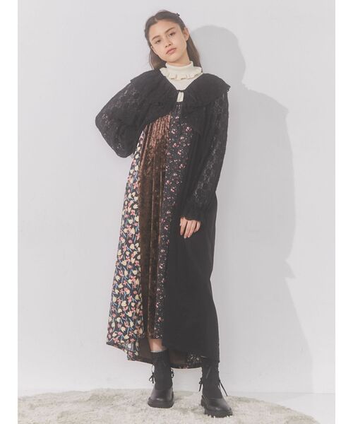 merry jenny（メリージェニー）の「レースフリルボレロ（カーディガン/ボレロ・レディース・オフホワイト/ブラック・FREE）」の12枚目の写真