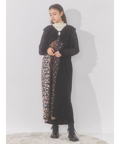 merry jenny（メリージェニー）の「レースフリルボレロ（カーディガン/ボレロ・レディース・オフホワイト/ブラック・FREE）」の13枚目の写真