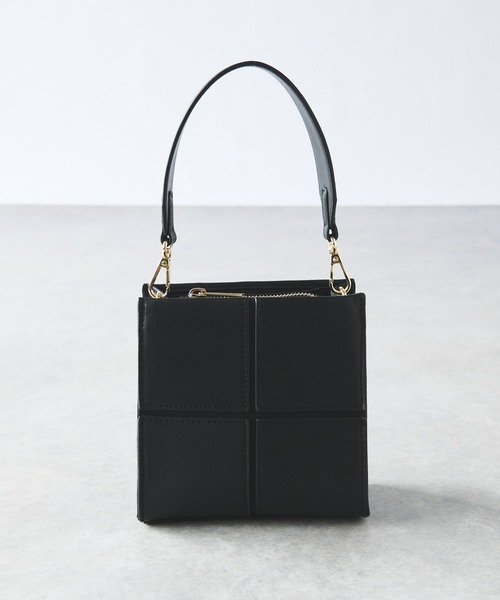 cache cache（カシュ カシュ）の「cache cache/クロスはぎ2WAYショルダー（ハンドバッグ・レディース・ブラック/カーキ/ベージュ・FREE）」の11枚目の写真