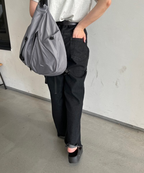 nemne store（ネンネストア）の「【 カット / ノーマル 2パターン展開 】ワイドバギーデニムパンツ（デニムパンツ・レディース・ブルー/ブラック/ブルー系その他/ブラック系その他・SMALL/MEDIUM）」の17枚目の写真