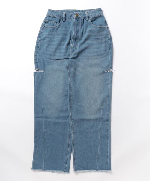 nemne store（ネンネストア）の「【 カット / ノーマル 2パターン展開 】ワイドバギーデニムパンツ（デニムパンツ・レディース・ブルー/ブラック/ブルー系その他/ブラック系その他・SMALL/MEDIUM）」の16枚目の写真