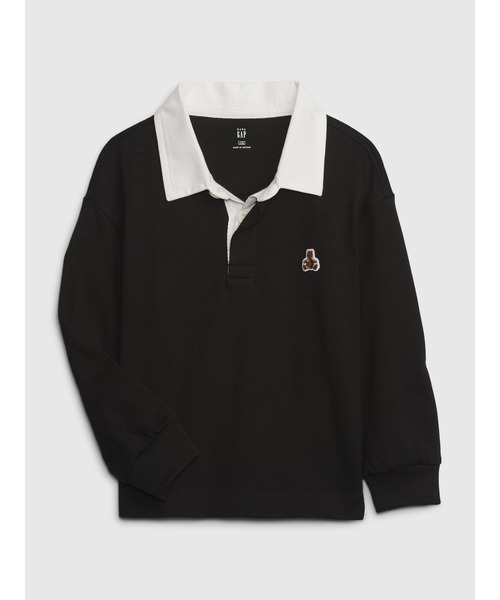 GAP（ギャップ）の「ヘビーウェイト ポロシャツ (幼児)（ポロシャツ・キッズ・ネイビー/ブラック/ワイン/カーキ・3 YRS/18-24M/5 YRS/4 YRS/2 YRS/12-18M）」の2枚目の写真