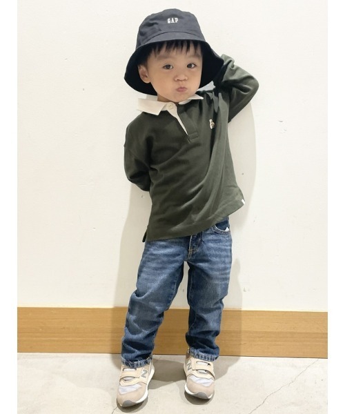 GAP（ギャップ）の「ヘビーウェイト ポロシャツ (幼児)（ポロシャツ・キッズ・ネイビー/ブラック/ワイン/カーキ・3 YRS/18-24M/5 YRS/4 YRS/2 YRS/12-18M）」の8枚目の写真