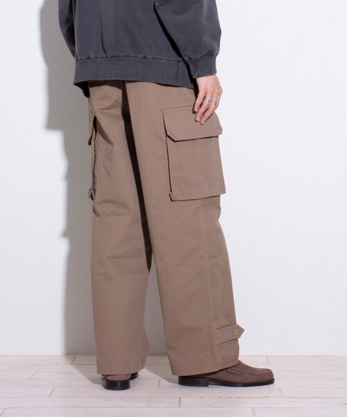 GLOSTER（グロスター）の「【GLOSTER/グロスター】M47 カーゴパンツ ミリタリー セミワイド（カーゴパンツ・メンズ・ブラック/オリーブ/ダークベージュ・S/M/L）」の21枚目の写真