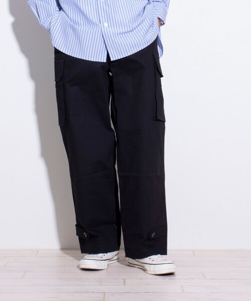 GLOSTER（グロスター）の「【GLOSTER/グロスター】M47 カーゴパンツ ミリタリー セミワイド（カーゴパンツ・メンズ・ブラック/オリーブ/ダークベージュ・S/M/L）」の18枚目の写真