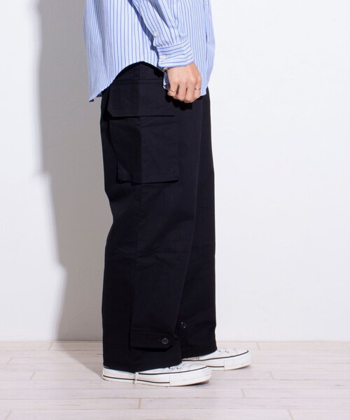 GLOSTER（グロスター）の「【GLOSTER/グロスター】M47 カーゴパンツ ミリタリー セミワイド（カーゴパンツ・メンズ・ブラック/オリーブ/ダークベージュ・S/M/L）」の17枚目の写真