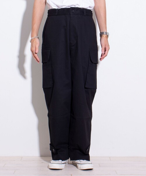 GLOSTER（グロスター）の「【GLOSTER/グロスター】M47 カーゴパンツ ミリタリー セミワイド（カーゴパンツ・メンズ・ブラック/オリーブ/ダークベージュ・S/M/L）」の13枚目の写真