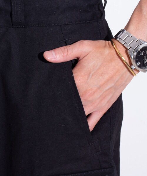 GLOSTER（グロスター）の「【GLOSTER/グロスター】M47 カーゴパンツ ミリタリー セミワイド（カーゴパンツ・メンズ・ブラック/オリーブ/ダークベージュ・S/M/L）」の7枚目の写真