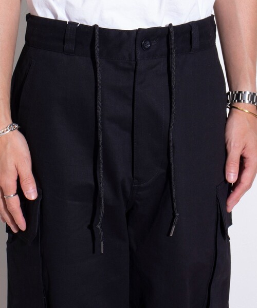 GLOSTER（グロスター）の「【GLOSTER/グロスター】M47 カーゴパンツ ミリタリー セミワイド（カーゴパンツ・メンズ・ブラック/オリーブ/ダークベージュ・S/M/L）」の5枚目の写真