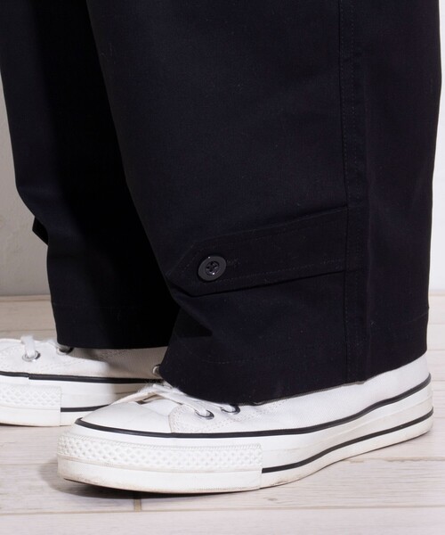 GLOSTER（グロスター）の「【GLOSTER/グロスター】M47 カーゴパンツ ミリタリー セミワイド（カーゴパンツ・メンズ・ブラック/オリーブ/ダークベージュ・S/M/L）」の4枚目の写真