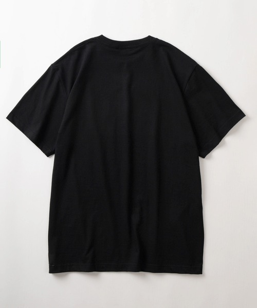 WILD THINGS(ワイルドシングス)の「【WILD THINGS/ワイルドシングス】ブランドロゴ ボックスロゴ プリントTシャツ/ 半袖Tシャツ/BOX LOGO T-SHIRT/ビッグシルエット(Tシャツ/カットソー・メンズ・グリーン/ホワイト/ベージュ/ブラック・M/L)」の9枚目の写真