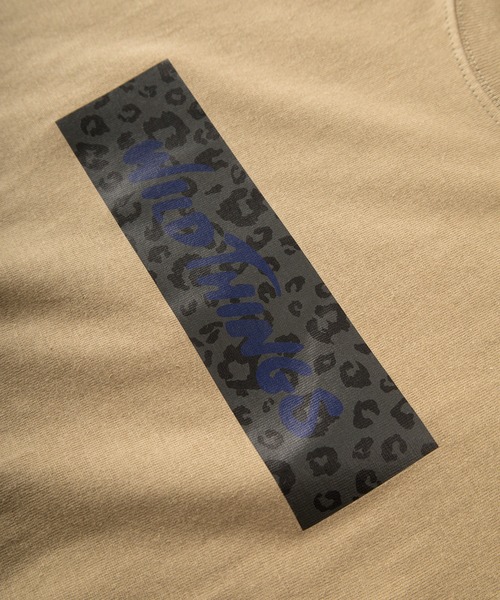 WILD THINGS(ワイルドシングス)の「【WILD THINGS/ワイルドシングス】ブランドロゴ ボックスロゴ プリントTシャツ/ 半袖Tシャツ/BOX LOGO T-SHIRT/ビッグシルエット(Tシャツ/カットソー・メンズ・グリーン/ホワイト/ベージュ/ブラック・M/L)」の12枚目の写真
