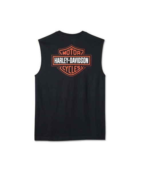 Harley-Davidson（ハーレーダビッドソン）の「バー＆シールドマッスルTシャツ（Tシャツ/カットソー・メンズ・グレー系その他・SMALL/MEDIUM/LARGE/X-LARGE）」の2枚目の写真