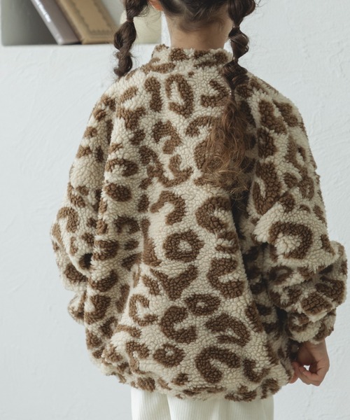 ママとおそろい】ボリューム袖 ボア 長袖 ブルゾン ジャケット