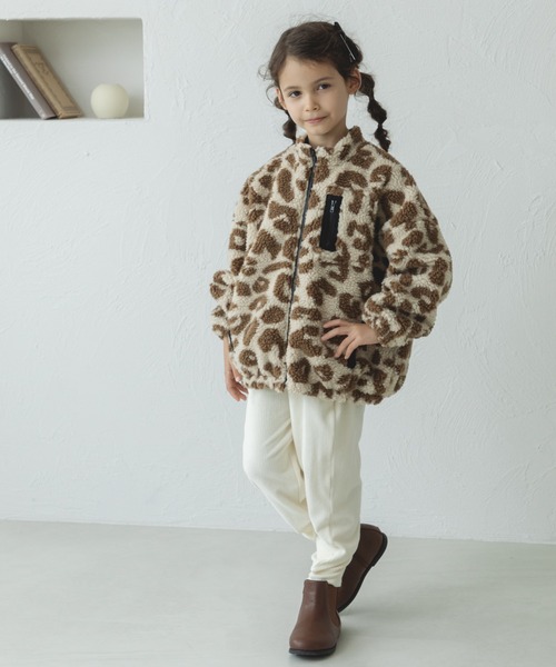 ママとおそろい】ボリューム袖 ボア 長袖 ブルゾン ジャケット