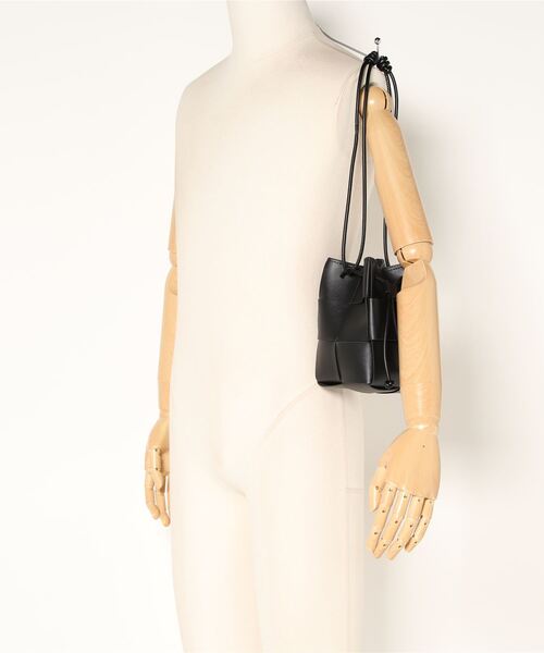 Reurie'(レウリィ)の「イントレチャートショルダーバッグ / intrecciato shoulder bag(ショルダーバッグ・レディース・ブラック/アイボリー・FREE)」の19枚目の写真