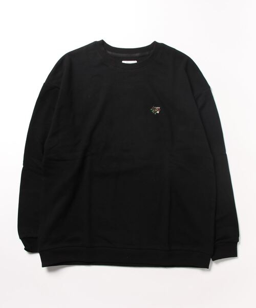 ATELANE T/C裏毛トラ刺繍スウェット（スウェット）｜ATELANE（アテレーン）