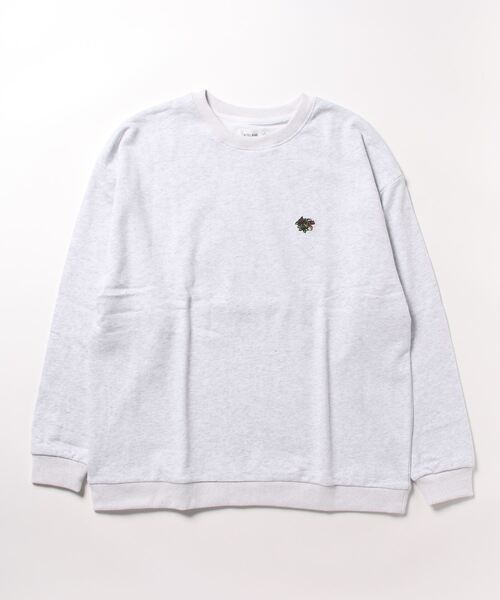 ATELANE T/C裏毛トラ刺繍スウェット（スウェット）｜ATELANE（アテレーン）