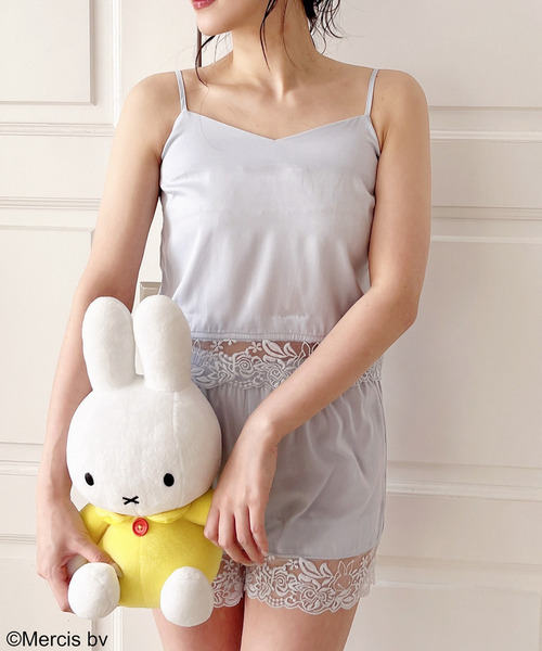 MIIA（ミーア）の「MIIA×miffy レースキャミソール（Tシャツ/カットソー・レディース・オフホワイト/ピンク/ブルー・FREE）」の3枚目の写真