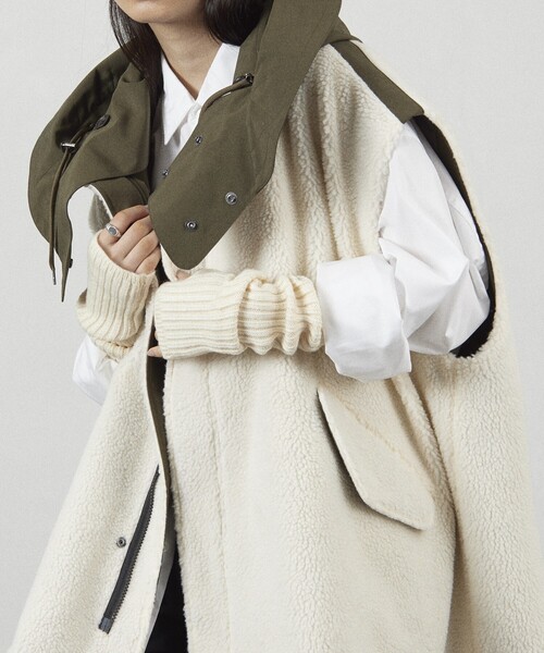 Firsthand（ファーストハンド）の「Firsthand/ファーストハンド アームウォーマー/アームウォーマー（アームカバー・レディース・ベージュ/ブラック/ピンク/オフホワイト・ONE SIZE）」の2枚目の写真