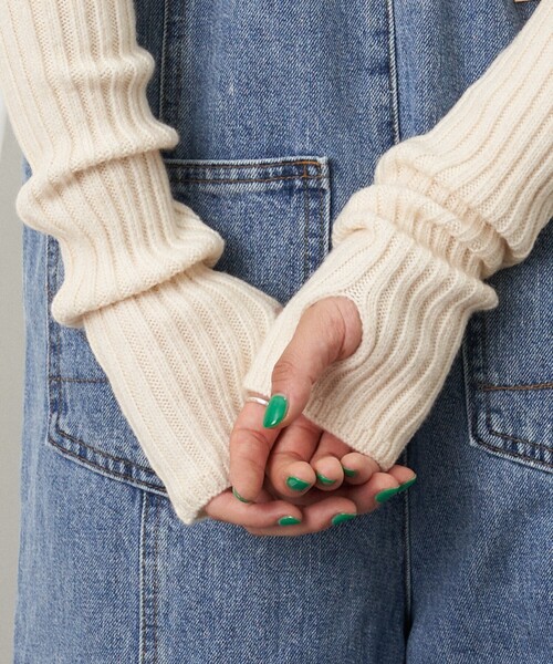 Firsthand（ファーストハンド）の「Firsthand/ファーストハンド アームウォーマー/アームウォーマー（アームカバー・レディース・ベージュ/ブラック/ピンク/オフホワイト・ONE SIZE）」の10枚目の写真