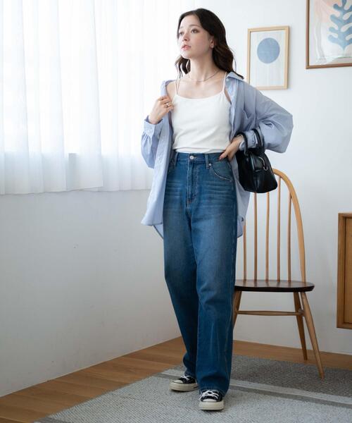 WEGO（ウィゴー）の「WEGO/ダブルストラップカップインキャミソール（キャミソール・レディース・グリーン系その他/ブラック/ホワイト・SMALL/MEDIUM）」の4枚目の写真