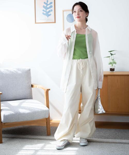 WEGO（ウィゴー）の「WEGO/ダブルストラップカップインキャミソール（キャミソール・レディース・グリーン系その他/ブラック/ホワイト・SMALL/MEDIUM）」の21枚目の写真