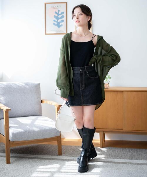 WEGO（ウィゴー）の「WEGO/ダブルストラップカップインキャミソール（キャミソール・レディース・グリーン系その他/ブラック/ホワイト・SMALL/MEDIUM）」の17枚目の写真