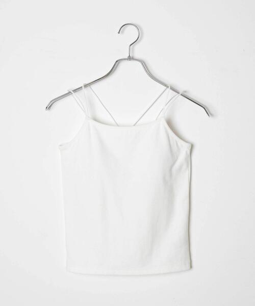 WEGO（ウィゴー）の「WEGO/ダブルストラップカップインキャミソール（キャミソール・レディース・グリーン系その他/ブラック/ホワイト・SMALL/MEDIUM）」の22枚目の写真