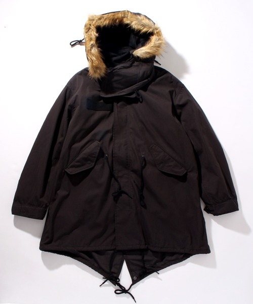 新品 HOUSTON ヒューストン M65パーカ モッズコート ミリタリーコート フェイクファー ライナー付き 3WAY仕様 オリーブ XXXS 送料無料 30%OFFHOUSTON デニム M-65パーカー モッズコート