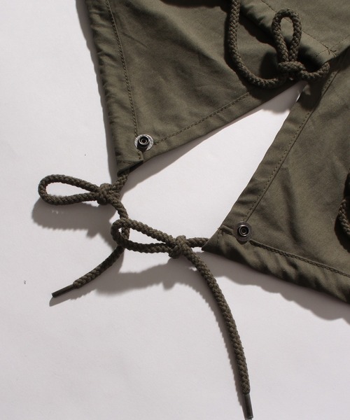 HOUSTON（ヒューストン）の「【HOUSTON/ヒューストン】3WAY M-65 PARKA/モッズコート（モッズコート・メンズ・ブラック/オリーブドラブ・M/XS/XXS/S/L）」の15枚目の写真