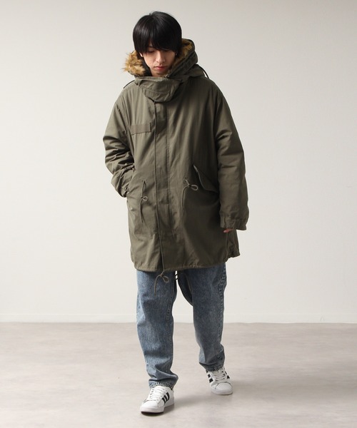 セール】【HOUSTON/ヒューストン】3WAY M-65 PARKA/モッズコート