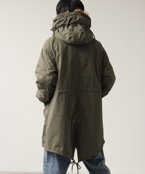 セール】【HOUSTON/ヒューストン】3WAY M-65 PARKA/モッズコート