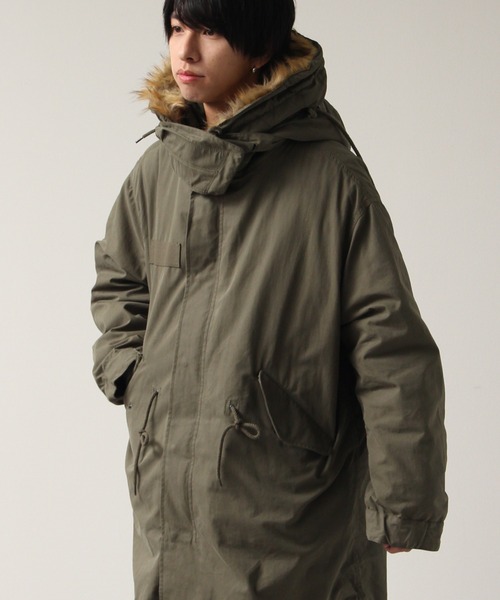 セール】【HOUSTON/ヒューストン】3WAY M-65 PARKA/モッズコート