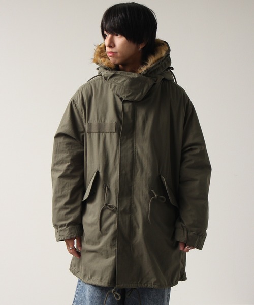 セール】【HOUSTON/ヒューストン】3WAY M-65 PARKA/モッズコート