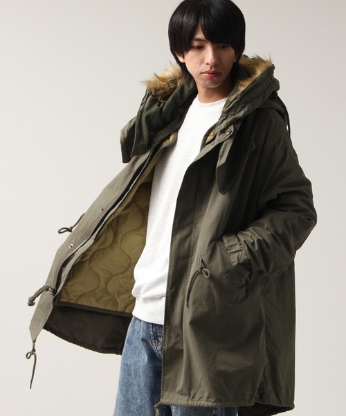 セール】【HOUSTON/ヒューストン】3WAY M-65 PARKA/モッズコート