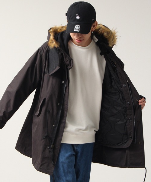 セール】【HOUSTON/ヒューストン】3WAY M-65 PARKA/モッズコート