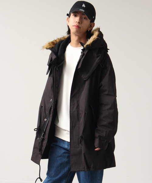 セール】【HOUSTON/ヒューストン】3WAY M-65 PARKA/モッズコート