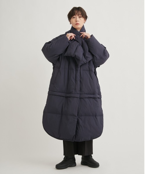 【emmi atelier】金子綾 ecoマルチウェイダウン　黒　 サイズ 0 emmi（エミ）の「【emmi atelier】金子綾 ecoマルチウェイダウン