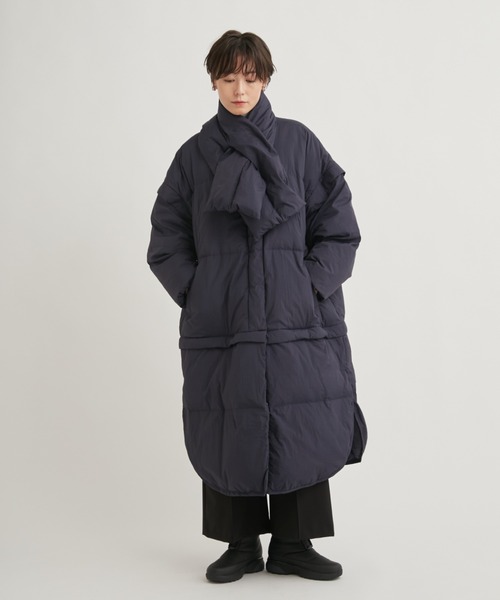 emmi atelier 金子綾 ecoマルチウェイダウン 金子綾 for emmi】ecoマルチウェイダウンコート(コート
