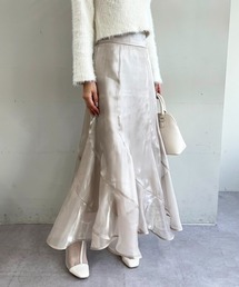 バックリボンエスカルゴスカート