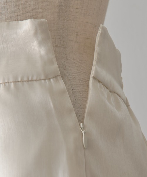 one after another NICE CLAUP（ワンアフターアナザーナイスクラップ）の「バックリボンエスカルゴスカート（スカート・レディース・アイボリー/ベージュ/グレー系その他/ピンク・MEDIUM/SMALL）」の20枚目の写真