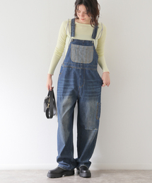 U by SPICK&SPAN | 【OneTeaSpoon/ワンティースプーン】 ROYALBLUE STATION ST OVERA(サロペット/オーバーオール)