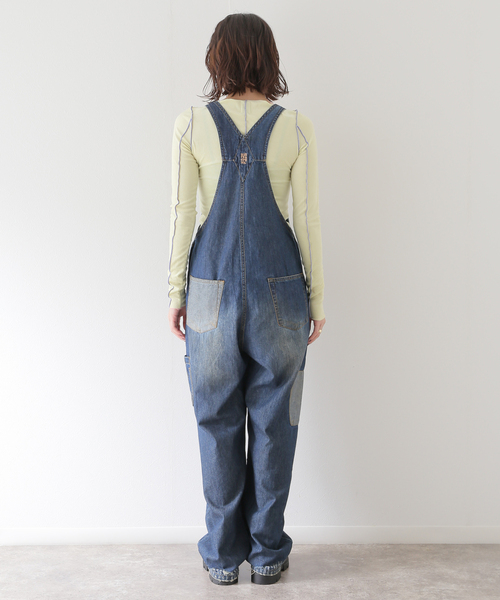 U by SPICK&SPAN（ユーバイスピックアンドスパン）の「【OneTeaSpoon/ワンティースプーン】 ROYALBLUE STATION ST OVERA（サロペット/オーバーオール・レディース・ブルー・FREE）」の6枚目の写真